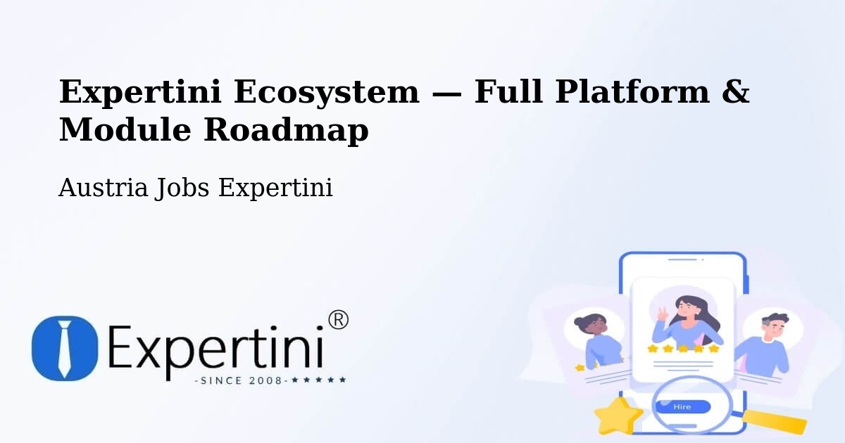 Expertini Ecosystem — Full Platform & Module Roadmap – Wolfsberg